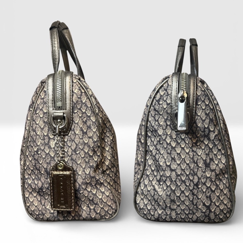 Coach Taylor Snake Print Satchel w/ Gunmetal (2013) - NWOT - Picture 3 of 8